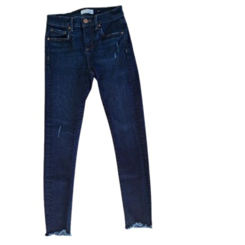 NWOT Loft 25/0 Modern Skinny Jeans Distressed Ripped Mid Rise